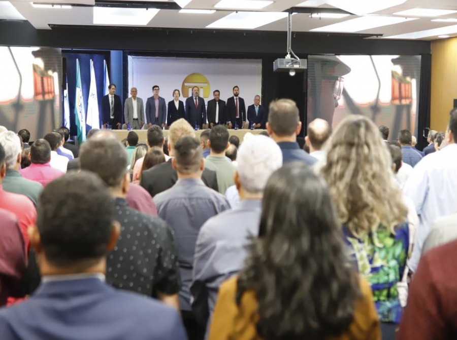  Em evento histórico, presidentes de câmaras lotam auditório do TCE-MT para primeira edição do Interage 2023 