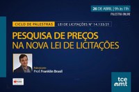  TCE-MT promove capacitação sobre Pesquisa de Preços na nova Lei de Licitações nesta quarta-feira (26) 
